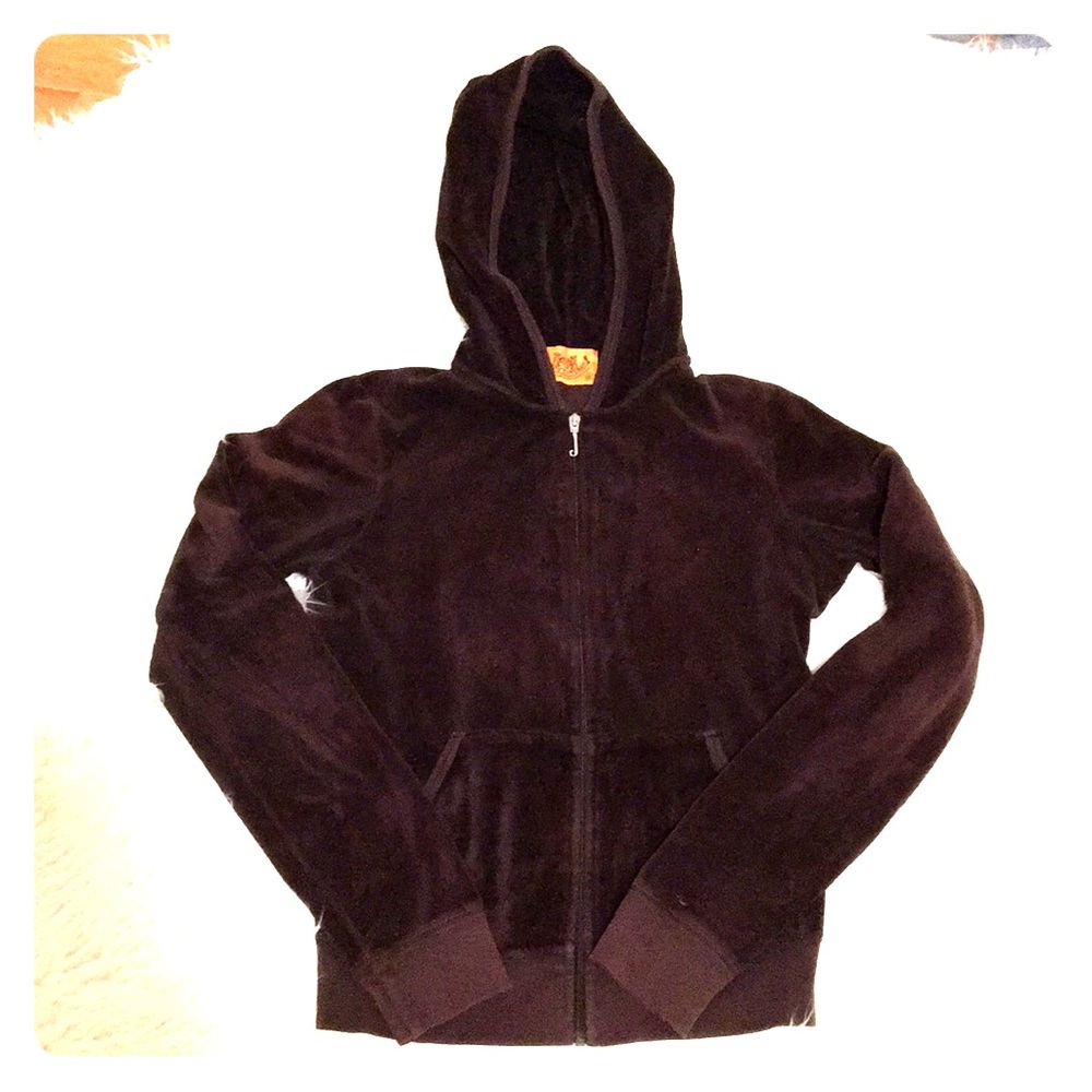 Juicy Couture Brown Velour Hoodie